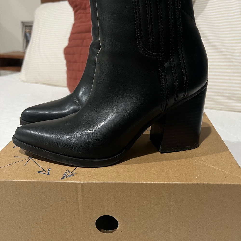 Sleek Black Ankle Boots